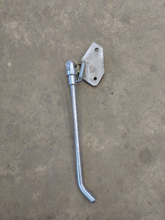 Custom Brown Side Stand for Tonti Frame Moto Guzzi / Custom Moto Guzzi Kickstand